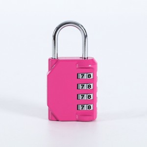 Combination Pad <b>Lock</b> Zinc Alloy 4 Digit Rectangular Mechanical For Backpack <b>Suitcase</b> Luggage Locker Door Cabinet Toolbox - Product Image 4