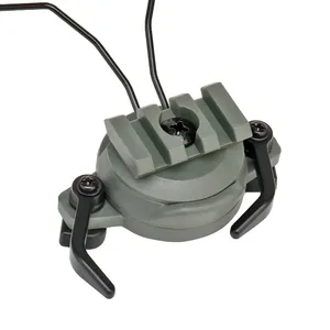 Soporte Táctico para Auriculares para Riel de Casco Rápido de Airsoft de 19-21 mm Adaptador de Montaje con Rotación de 360° Accesorios para Auriculares de Caza - Product Image 5