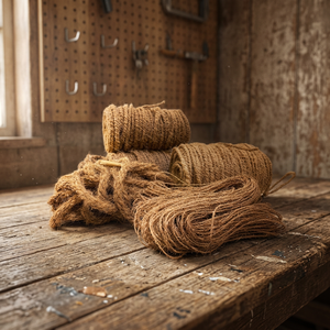 BINCO Coir Cocorope Rollos de Fibra de Coco 100% Natural de 100m de Longitud Color Marrón Previenen la Erosión Estabilizan el Suelo Paisajismo Sostenible - Product Image 3