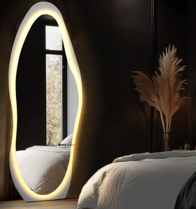 <span class=keywords><strong>Specchio</strong></span> Mango luminoso nuvola <span class=keywords><strong>specchio</strong></span> piano RGBW colore lampada da terra decorazione parrucchiere irregolare <span class=keywords><strong>specchio</strong></span> a figura intera - Product Image 5