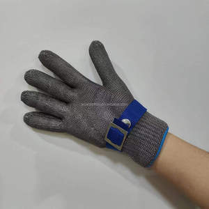 Gants d'abattage de <span class=keywords><strong>cuisine</strong></span> tricotés en acier <span class=keywords><strong>anti</strong></span>-<span class=keywords><strong>coupure</strong></span> de niveau 9 haute performance - Product Image 6