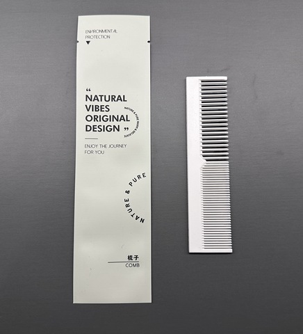 Best Selling Professional Flat Double-Toothed Comb Comfortable Fashion Style with Custom Logo Tough Plastic Common Comb