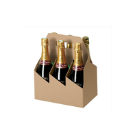 Caja de Papel de Lujo Reciclable con Logotipo Personalizado, Caja de Regalo para Botellas de Licor, Whisky, Vino Tinto, Cajas de Papel Kraft para Vino