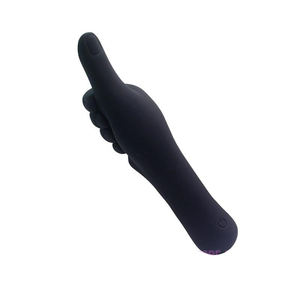 Scatola personalizzata gratuita-Vibratore magico con punto a forma di dito, vibratore a 10 velocità con bacchetta a pugno vibratore Vibradores a mano dildo anale - Product Image 6