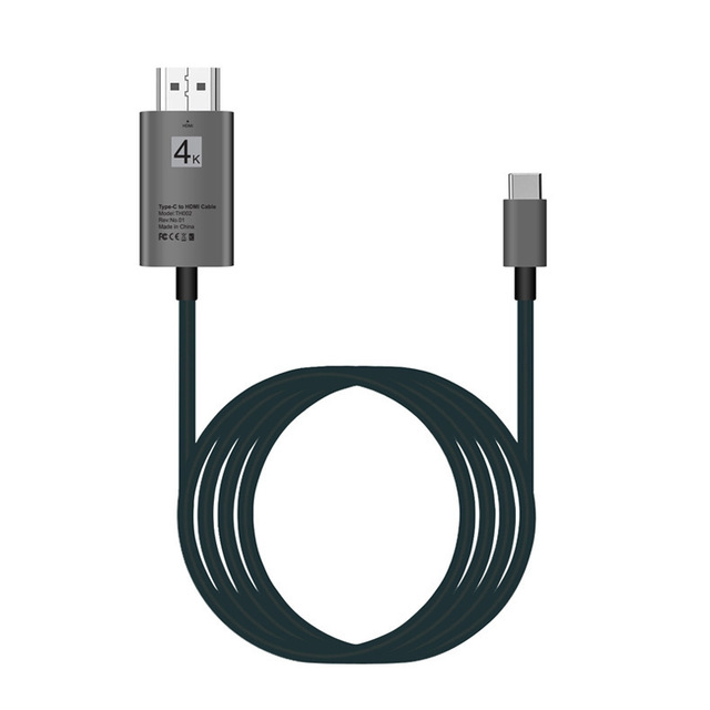 Ultra High Resolution 2M 4K 60HZ HDMI Cable Type C Phone to HDMI Cable for MacBook Surface Book Galaxy S9 Note9 S8