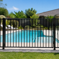 Panel de Cerca de Acero con Recubrimiento en Polvo Bicolor Negro y Blanco, Pantalla de Privacidad para Patio Trasero de Residencias y Condominios, Tamaño Personalizado, Cerca de Techo Plano