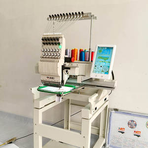 ماكينات تطريز صغيرة أوتوماتيكية محوسبة أحادية الرأس للقبعات والطواقي المسطحة - Product Image 2