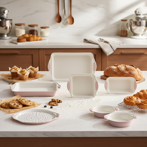 Maisons Customized Double Basket Baking <strong>Pan</strong> Carbon Steel Ceramic Coated Dishwasher Safe <strong>Grill</strong> Rack Steaming Rack Baking Tray - Product Image 4