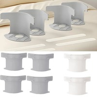 Attaches de drap de lit universelles antidérapantes, serre-coins invisibles, supports sécurisés pour matelas, couvre-lit, drap-housse, en plastique PP