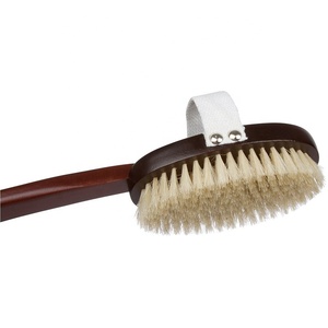Wholesale OEM Custom Logo Long <strong>Handle</strong> Human Body <strong>Scrub</strong> <strong>Brush</strong> for Bath Provides Deep Cleansing and Comfortable Reach - Product Image 3