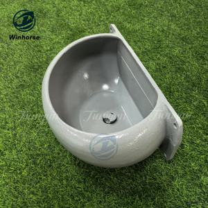 Mangeoire pour chevaux en aluminium anti-corrosion, bol <span class=keywords><strong>d</strong></span>'alimentation pivotant rotatif, durable pour les boxes, les écoles <span class=keywords><strong>d</strong></span>'<span class=keywords><strong>équitation</strong></span> et les granges privées - Product Image 3