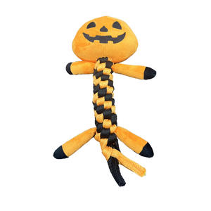 Cadılar bayramı serisi karton kafatası kabak peluş <span class=keywords><strong>Pet</strong></span> oyuncaklar Bite dayanıklı köpek diş çıkartma oyuncakları diş çıkarma için iyi - Product Image 2