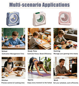 Temporizador de Cocina Recargable con Batería de 400 mAh, Temporizador de Cuenta Regresiva Visual <span class=keywords><strong>Pomodoro</strong></span>, Admite Logotipos de Color Personalizados, Certificado CE y FCC - Product Image 6