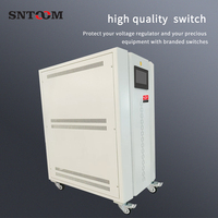 Stabilisateur de tension triphasé 30 kVA 380 V AVR Régulateur de tension automatique CA Affichage numérique LCD Protection contre les surintensités