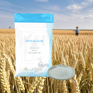 Poudre de compost chélaté au zinc EDTA 14,5 %, soluble dans l'eau, à absorption rapide, supplément de zinc pour les cultures et les légumes, <span class=keywords><strong>engrais</strong></span> contre la carence en zinc - Product Image 2
