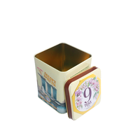 Boîtes en métal carrées pour thé et café, fabrication en usine, impression offset, couleur et logo personnalisés, emballage de qualité alimentaire