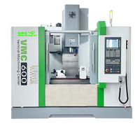 Fresadora CNC Mini VMC600 de 3 Ejes, Centro de Mecanizado Vertical, Sistema de Control GSK, BT40, Motor Automático de Alta Precisión
