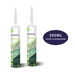 MH6600 neutral sealant 300ml cartridge free samples structural rtv clear waterproof silicone adhesives sealants for windows
