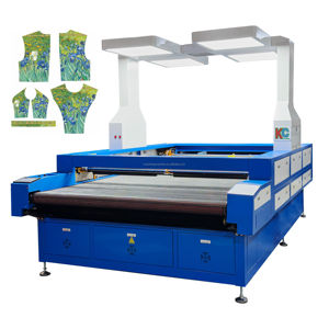 Automatic Panoramic Vision Laser Cutter 150W High Speed Single Head <b>Fabric</b> <b>Cutting</b> System for Garment - Product Image 3