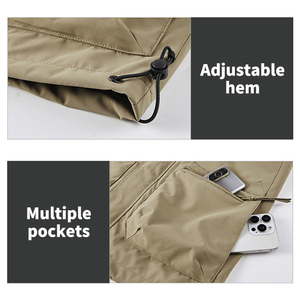 Gilet da lavoro in maglia traspirante con logo personalizzato con più tasche per macchina fotografica gilet da pesca da uomo - Product Image 3