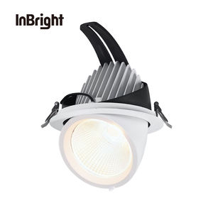 Lavapavetri a LED regolabile con incasso faretto Hotel 15W 30W 40W 50W COB faretto antiriflesso - Product Image 3