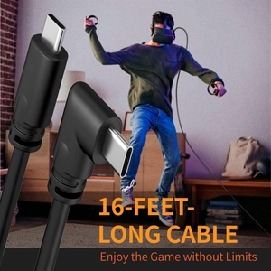 Accesorios para Auriculares <span class=keywords><strong>Oculus</strong></span> <span class=keywords><strong>Quest</strong></span> <span class=keywords><strong>2</strong></span>, Cable de Conexión LinkCable, Transmisión de Datos VR, Conexión de 5 Metros, <span class=keywords><strong>Juego</strong></span> Móvil Dos en Uno - Product Image 2