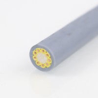 Cable de Control de Energía Flexible de Cobre con Aislamiento de PVC (Modelo YY 9*0.75) -20C~+70C para Máquinas de Automatización Industrial