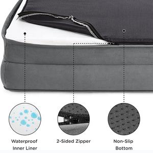 Haustierbedarf Wasserdichtes Hundesofa Haustierzubehör Schaumstoff-Hundecouch Hundebett für mittelgroße Hunde - Product Image 4