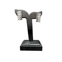 Ensemble de bijoux de mariée en or blanc plaqué zircon scintillant, collier, boucles d'oreilles, bague pour femme, cadeau tendance pour mariage et anniversaire