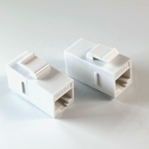 Coupleur RJ45 Keystone en ligne avec <span class=keywords><strong>contact</strong></span> en laiton et boîtier ABS, femelle à femelle RJ45 - Product Image 5