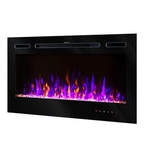 <span class=keywords><strong>Chimenea</strong></span> Eléctrica Moderna <span class=keywords><strong>de</strong></span> 40/43 Pulgadas con LED para Autocaravanas, <span class=keywords><strong>Inserto</strong></span> <span class=keywords><strong>de</strong></span> <span class=keywords><strong>Chimenea</strong></span>, Chimeneas, Calefactor Inteligente para el Hogar - Product Image 1