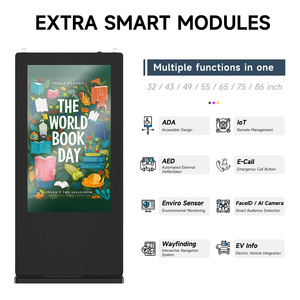 Pantalla Táctil de Señalización Digital para Exteriores MWE con Unión Óptica Completa, <span class=keywords><strong>LCD</strong></span> de 55 Pulgadas, 4K, 3000 Nits, Tótem para Estación de Autobuses, Tienda, Quiosco - Product Image 5