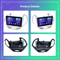 Radio Stereo Mobil untuk Ford Figo 2015-2018 Android QLED Layar ISP 9 Inch 2 Din 8 Core 4G WiFi GPS FM BT Carplay Mirror Link HP