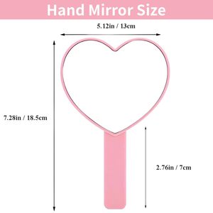 Handheld Makeup <b>Mirror</b> Makeup Vanity <b>Mirror</b> with Handle Hand <b>Mirror</b> for Girls - Product Image 1