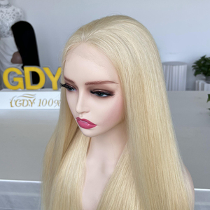 Mật độ 200 613 13x4 13x6 HD ren phía trước Tóc Giả 12A Brazil nguyên Trinh Nữ tóc con người thẳng tóc vàng trong suốt ren phía trước tóc giả - Product Image 4