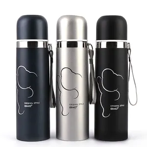 Termos Cangkir Termos, Termos Stainless Steel, Botol Termal Cup Insulasi, Termos Stainless Steel untuk Teh Kopi dengan Cangkir Rpoe, Mudah Dibawa