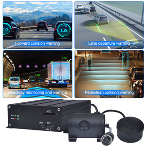 Caredrive đen xe Hộp xe giám sát tốc độ <span class=keywords><strong>DVR</strong></span> di động với báo động LCD chống va chạm Khoảng cách cảm biến về phía trước Video Recorder - Product Image 3