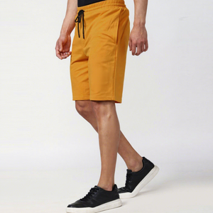 Shorts de jogging pour hommes de haute qualité, respirants, unis, décontractés, avec logo frontal, pour le sport en plein air et l'été - Product Image 3