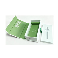 Boîte cadeau rigide de haute qualité avec logo personnalisé pour produits de beauté, flacon de parfum, flacon d'huile essentielle, boîte d'emballage avec plateau d'insertion