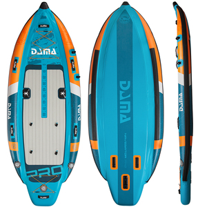NOUVEAU STYLE Kayak Gonflable 10'6" pour 2 Personnes, Planche de Paddle de Pêche Sportive, Bateau en Plastique Drop Stitch, SUP DAMA FISHING KAYAK 2023/1 Cust - Product Image 5
