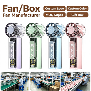 Ventilador de Mano LED Económico en Caja de Regalo, Ventilador de Bolsillo Mini Portátil con Batería - Product Image 5