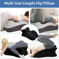 Coussin ergonomique en mousse à mémoire de forme à rebond lent et amovible pour couples