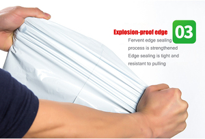 Sacs d'expédition en polyéthylène colorés avec logo personnalisé pour l'emballage e-commerce des petites entreprises et la livraison de colis - Product Image 2