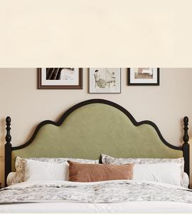 <span class=keywords><strong>Lit</strong></span> double en chêne massif, style campagnard américain rétro de luxe, avec colonnes romaines sculptées, rembourrage doux, <span class=keywords><strong>lit</strong></span> <span class=keywords><strong>mural</strong></span> moderne - Product Image 5