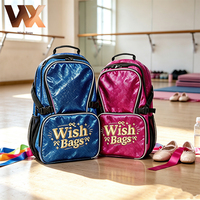 Sac à dos de danse scintillant pour équipes sportives, sac de cheerleading design pour femmes, sacs de cheerleading scintillants avec options de couleurs pour filles