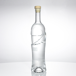 Botella de Vidrio Transparente Vacía de 750 ml/75 cl para Whisky, Tequila, Ron, Ginebra, Licores y Vodka, Personalizada <span class=keywords><strong>Premium</strong></span> con Logotipo Grabado - Product Image 3