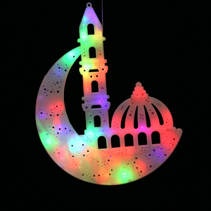 Đèn Led Dùng Pin USB Đèn Trang Trí Tường Ramadan Và Eid Hồi Giáo Nhà Thờ Hồi Giáo Trăng Lưỡi Liềm - Product Image 4