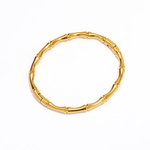 สร้อยข้อมือชุบทอง18K ทำจากเหล็กไทเทเนียมไม่จางหายสำหรับผู้หญิงสไตล์จีนโบราณแบบยุโรปและอเมริกันใหม่ - Product Image 2