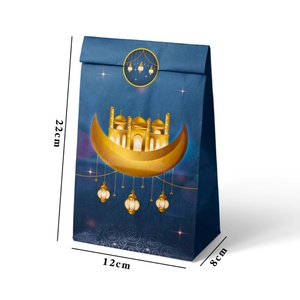 Party Favors Muslim Ramadan Party Supplies Eid Mubarak Gift Favors Ramadan Kareem <b>Paper</b> Bags <b>Tissue</b> <b>Paper</b> Candy Gift Bags <b>Paper</b> - Product Image 6
