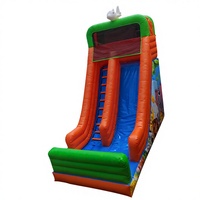 Nouveau style 2022 : Parc de trampolines gonflables en PVC pour enfants, thème animalier orange, éducatif et amusant, idéal pour les centres commerciaux